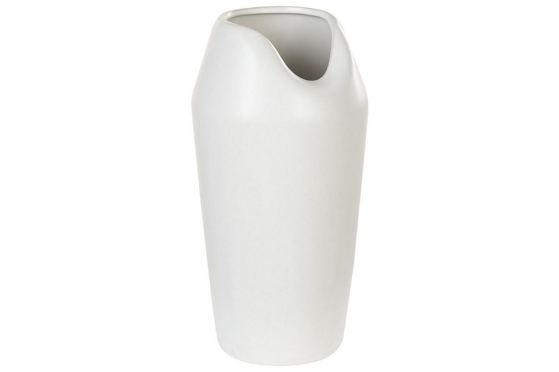 Dekorationsvas Beliani Apamea White -