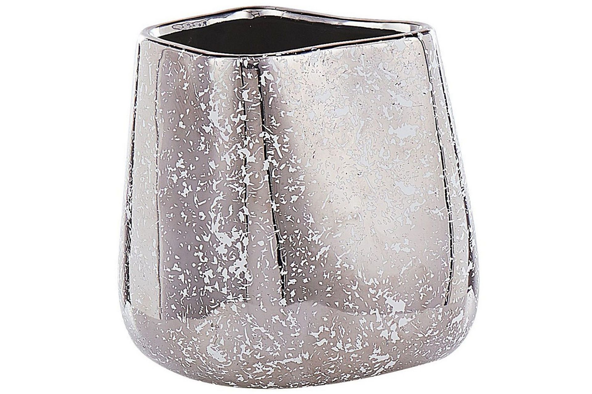 Dekorationsvas Beliani Cirta 20x20x20 cm Silver -