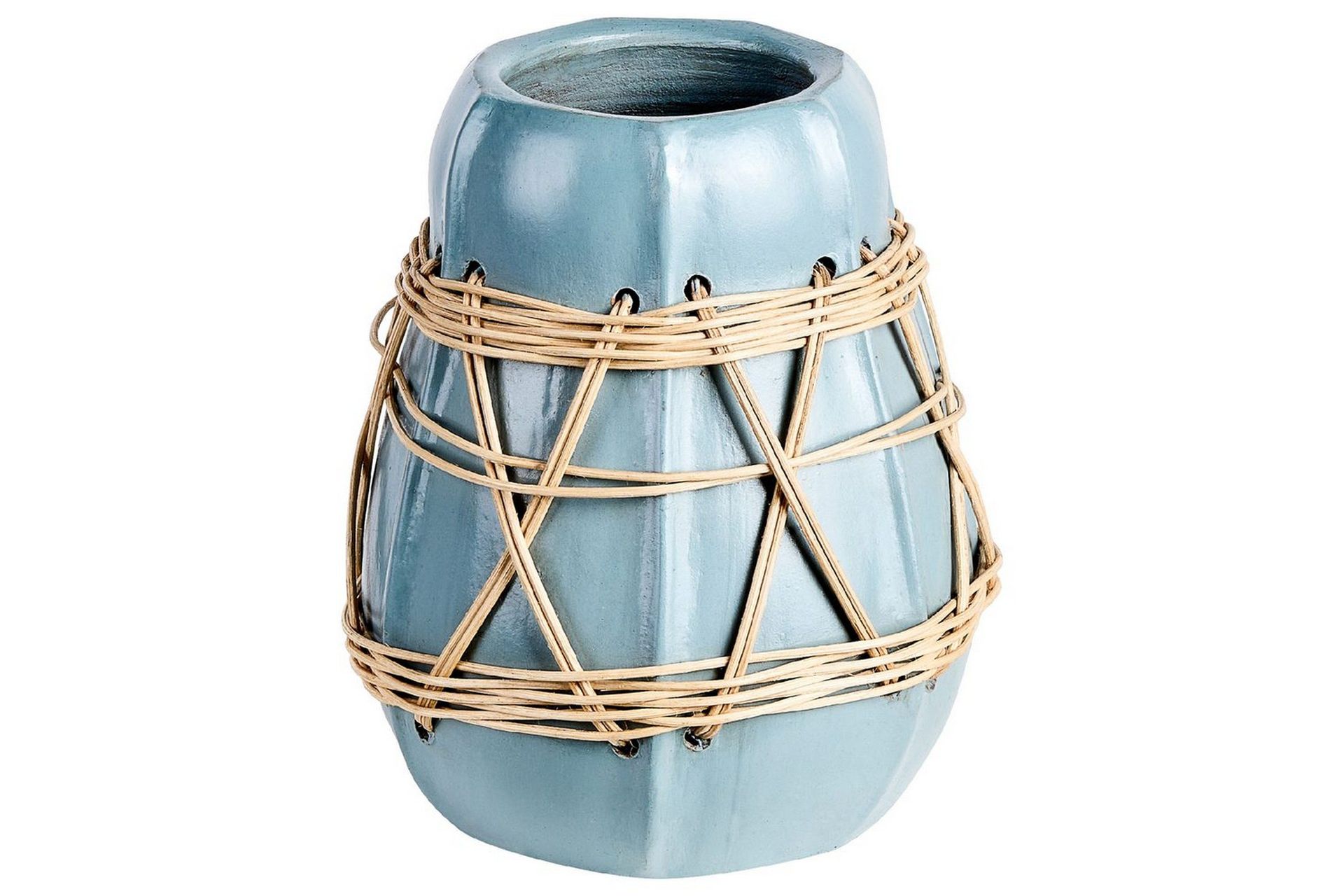 Dekorationsvas Beliani Kamering blue\|\|Beige -