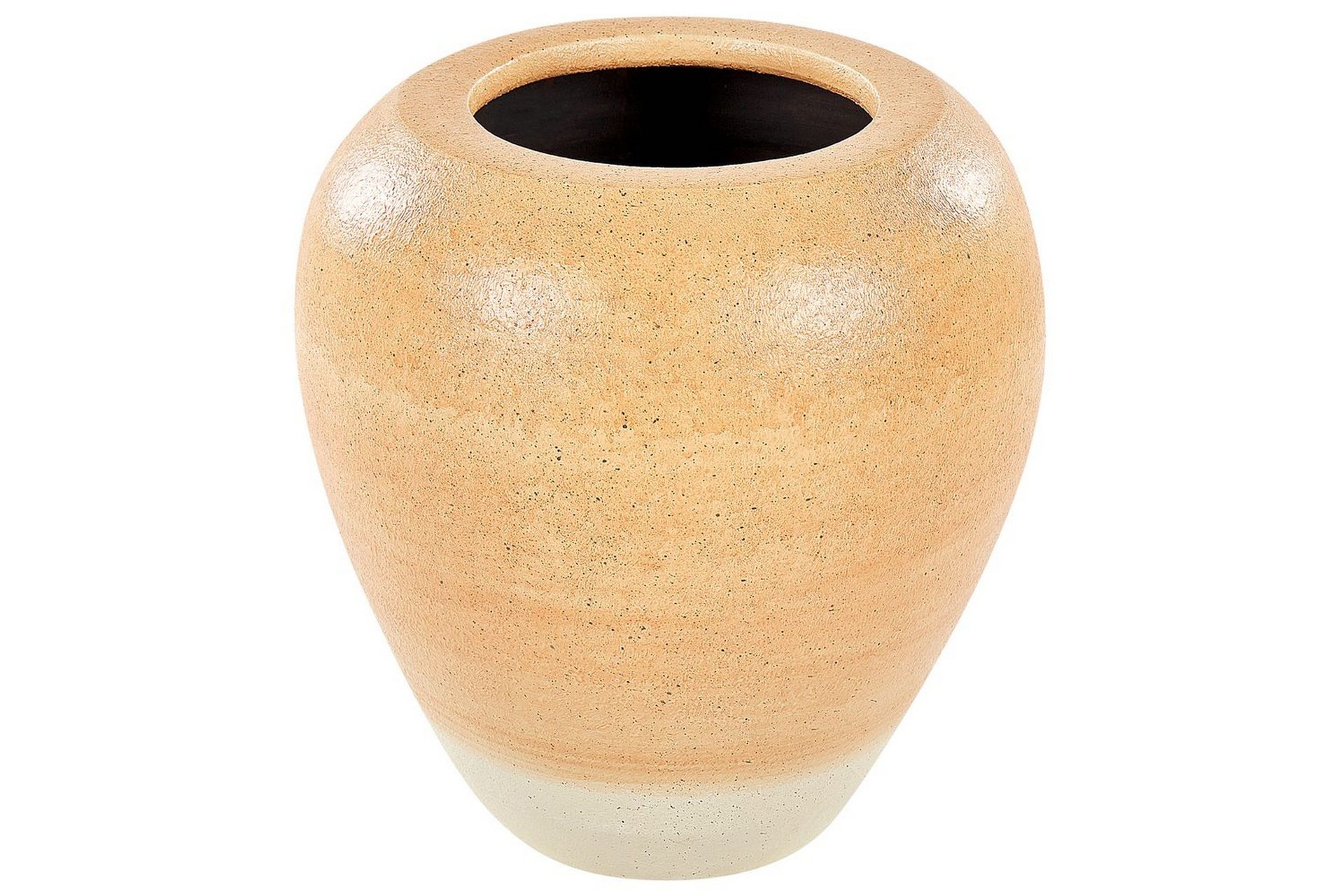 Dekorationsvas Beliani Skione Orange\|\|Beige -