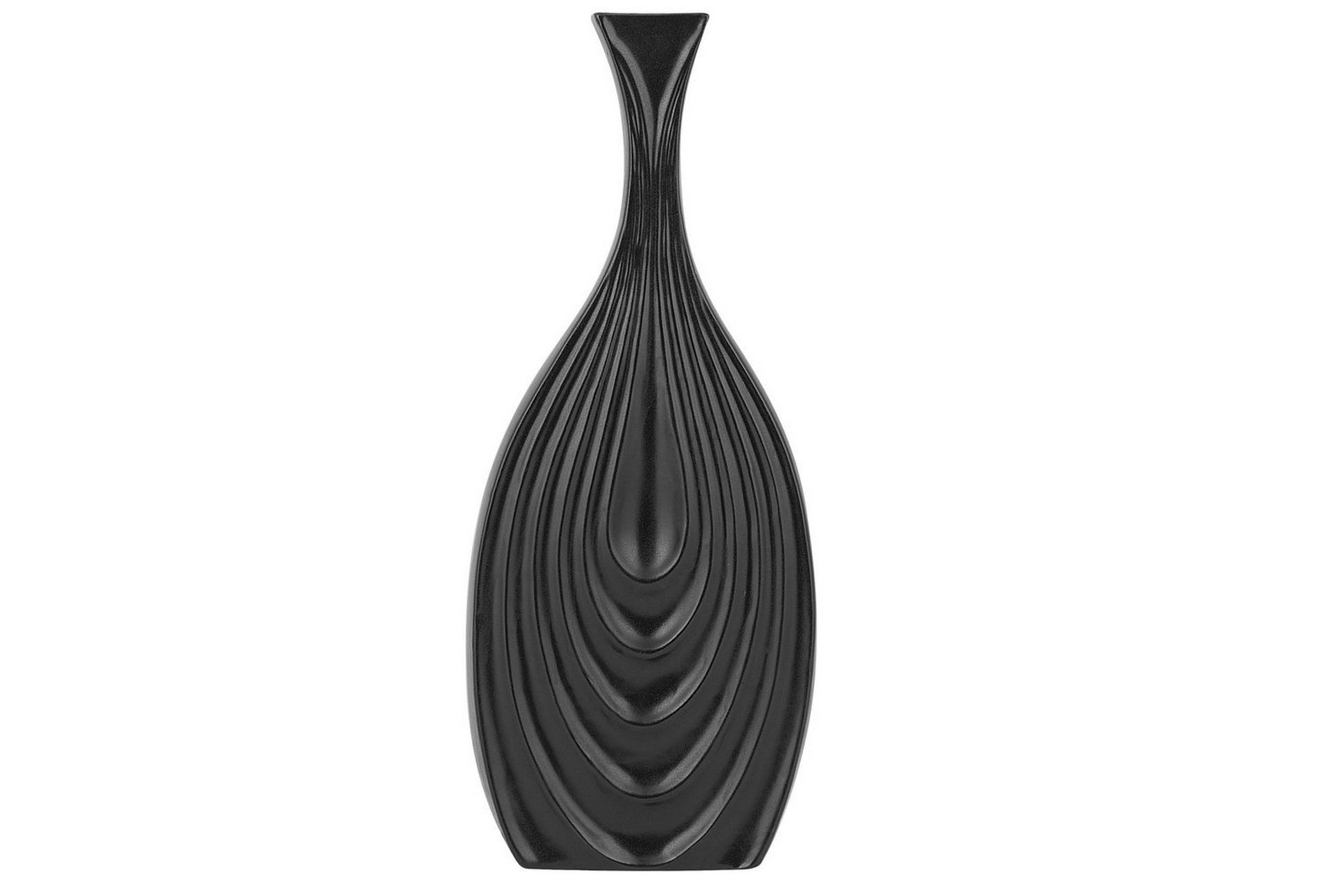 Dekorationsvas Beliani Thapsus Svart, 16x4x39 cm Black -