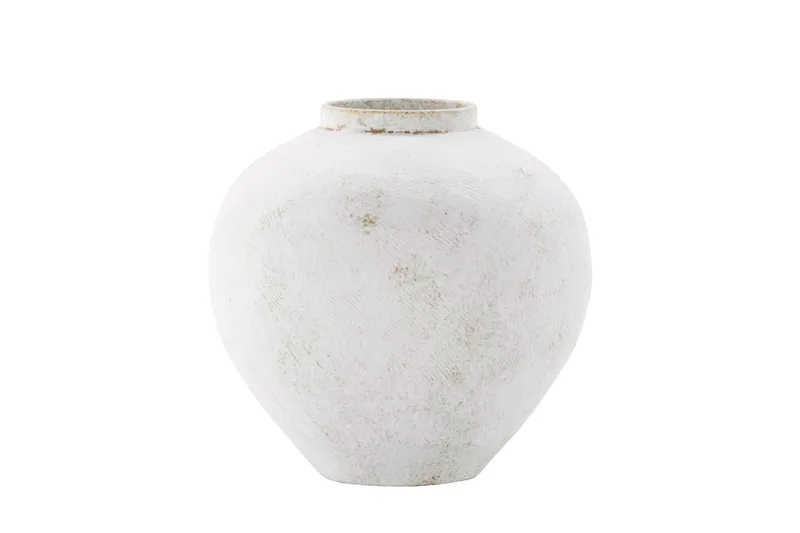 Globe Vase, Beige