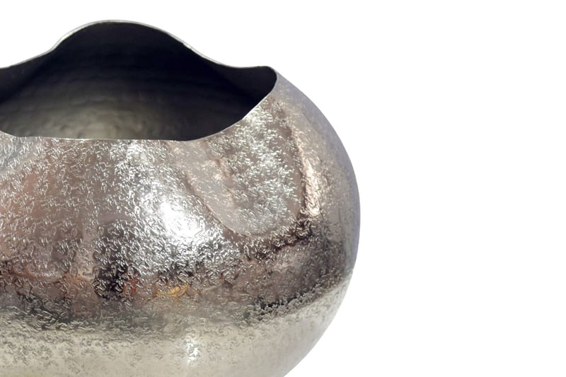Harvik bordvase 30 cm i aluminium - Sølv - Innredning - Vaser