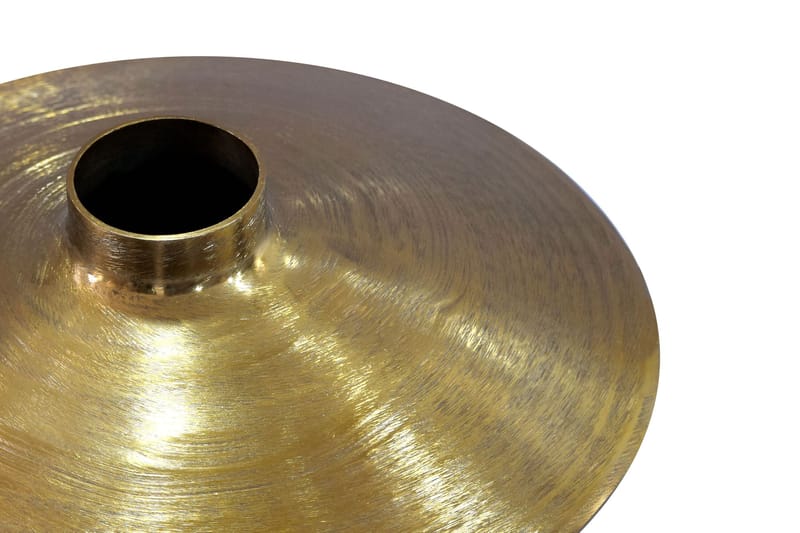Helin bordsvase 35 cm i aluminium - Gull - Innredning - Vaser