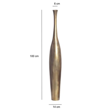 Isloren Vase 100 cm - Gullfarget - Innredning - Vaser