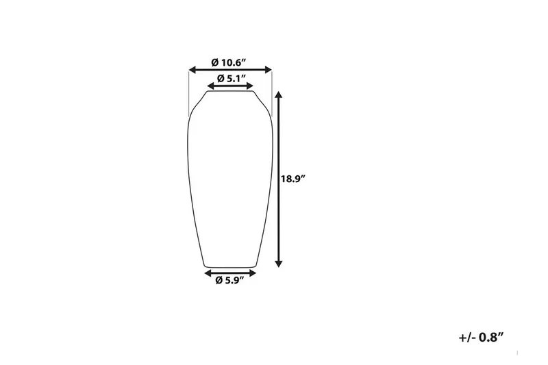 Lorca Vase 27 cm - Sølv - Innredning - Vaser