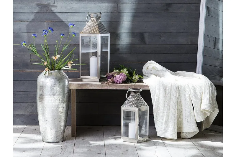 Lorca Vase 27 cm, Sølv