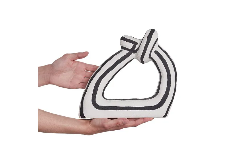 Prydnadsfigur Beliani Zander Black||White - Innredning - Vaser