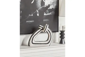 Prydnadsfigur Beliani Zander Black||White - Innredning - Dekorasjon - Pyntegjenstand - Dekorasjonsfigur