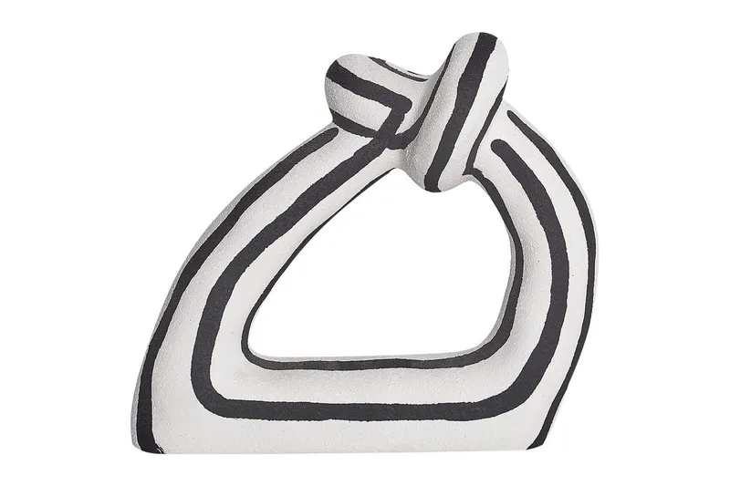 Prydnadsfigur Beliani Zander Black||White - Innredning - Vaser