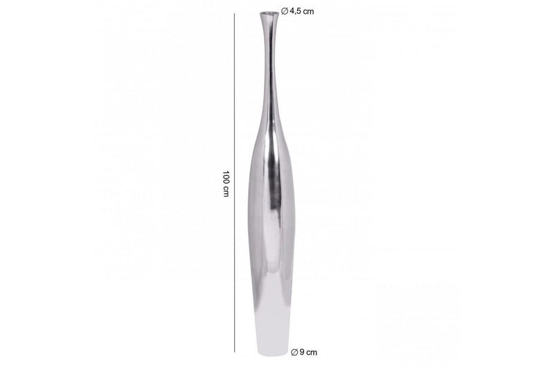 Vase Wohnling polert aluminiumstøp, moderne stil 100 cm - 100 cm - Innredning - Vaser