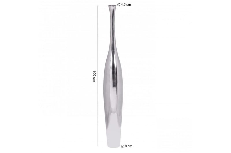 Vase Wohnling polert aluminiumstøp, moderne stil 100 cm - 100 cm - Innredning - Vaser