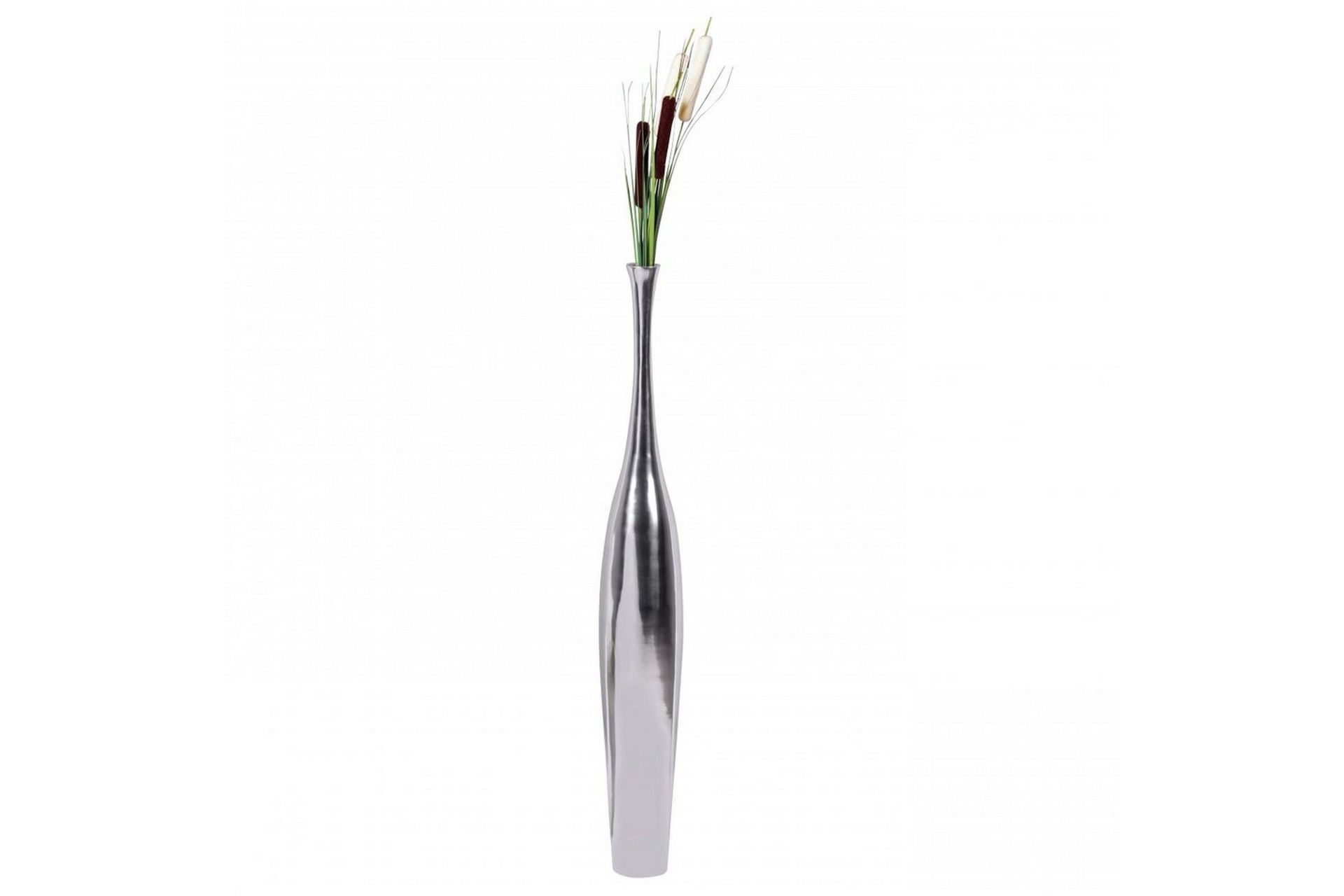 Vase Wohnling polert aluminiumstøp, moderne stil 100 cm - 100 cm
