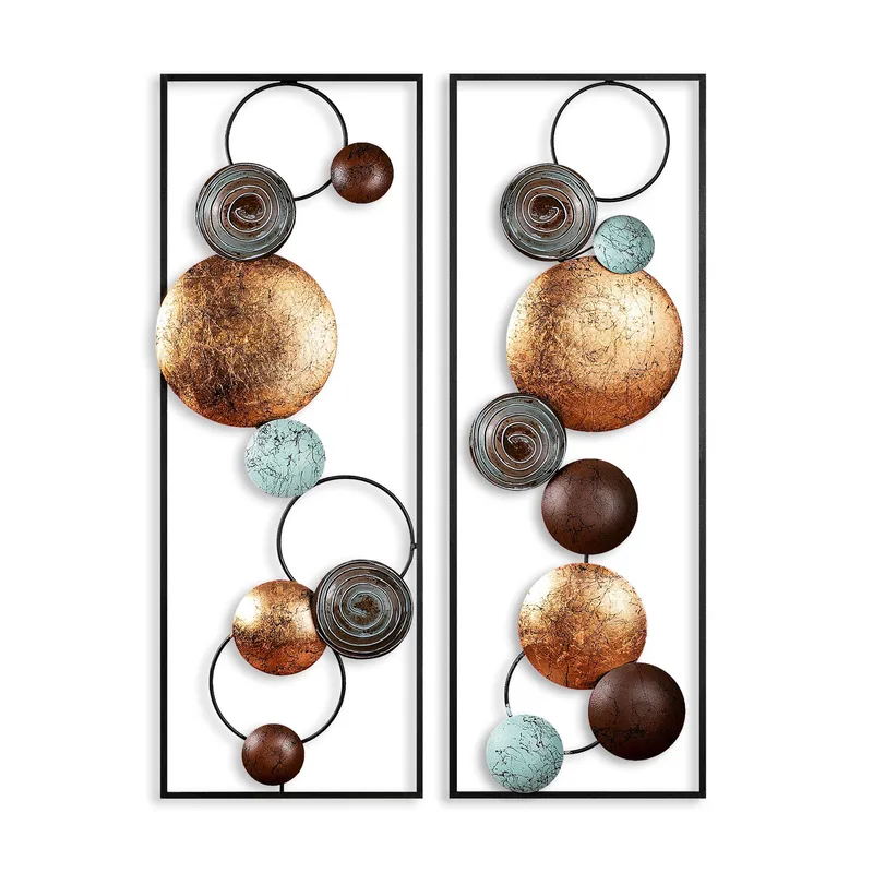 Dekorativt metallveggtilbehør Wallxpert Meldon (32 x 90 x 4 cm), undefined