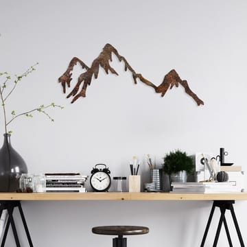 Dekorativt metallveggtilbehør Wallxpert Rusty Mountain (45 x 70 cm) - Innredning - Veggdekorasjon - Wallstickers