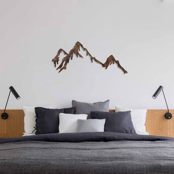 Dekorativt metallveggtilbehør Wallxpert Rusty Mountain (45 x 70 cm) - Innredning - Veggdekorasjon - Wallstickers