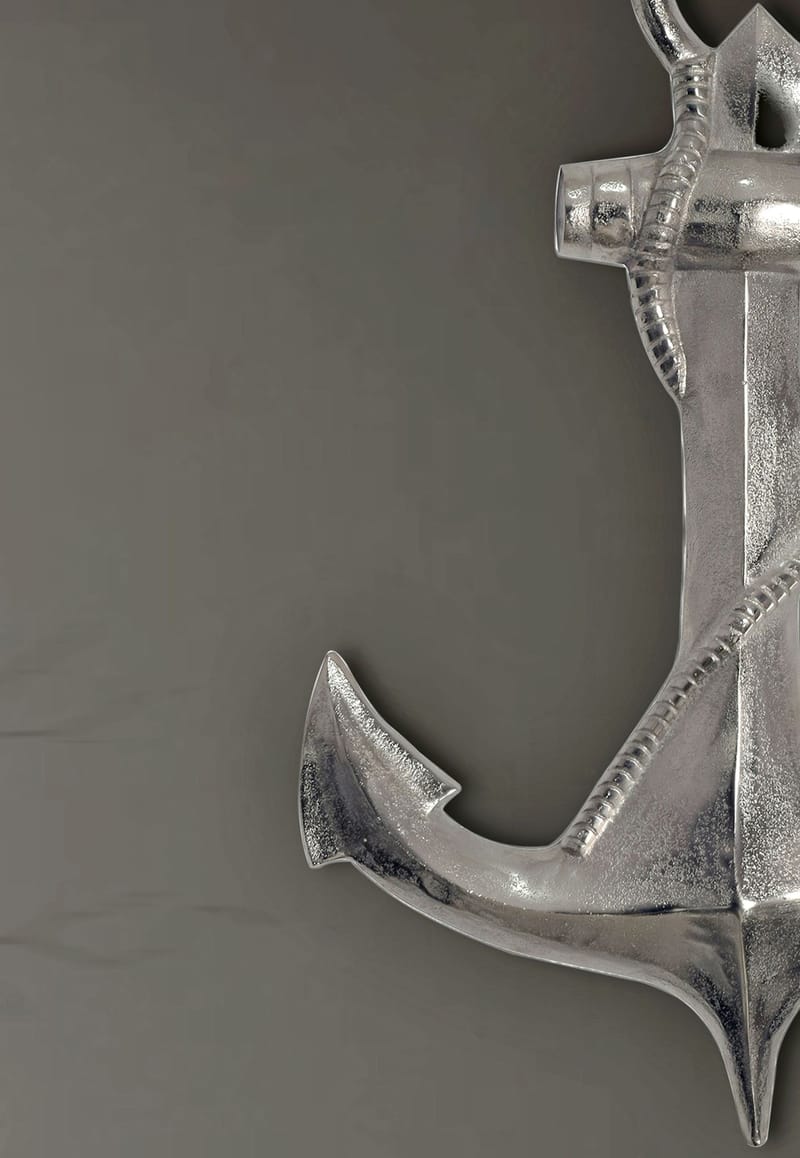 Eliena Veggdekorasjon 47 cm - Sølvfarget - Innredning - Dekorasjon - Pyntegjenstand - Skulptur