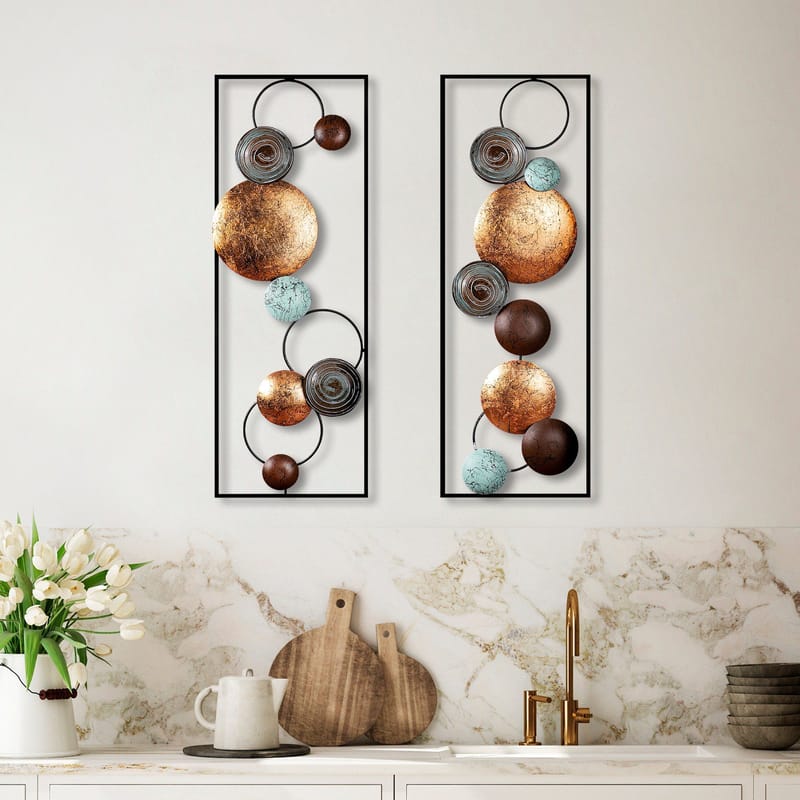 Decorative Metal Wall Accessory Wallxpert - Innredning - Veggdekorasjon - Dekorfolie - Flisdekor