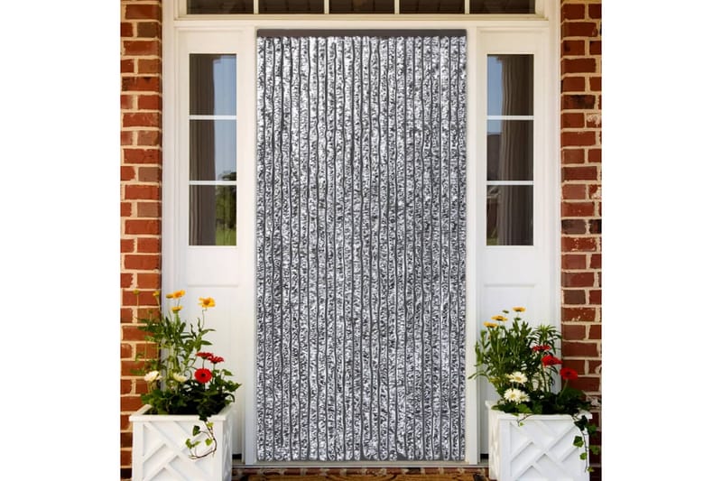 Insektgardin 100x220 cm brun og beige - Innredning - Veggdekorasjon - Dekorfolie - Vindufolie