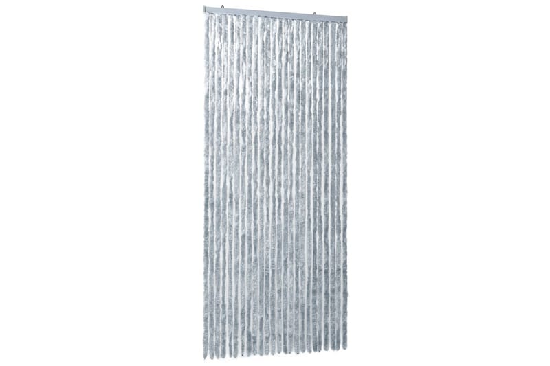Insektgardin 100x220 cm hvit og grå - Innredning - Veggdekorasjon - Dekorfolie - Vindufolie