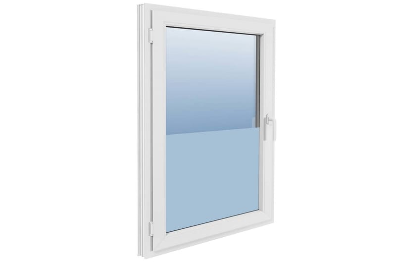 Pure Frostet vindufolie mot innsyn melkeglass klebende 0,9x1 - Innredning - Veggdekorasjon - Dekorfolie - Vindufolie