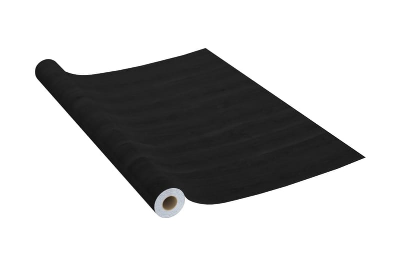 Selvklebende folie til møbler 500x90 cm PVC mørk trefarge - Svart - Innredning - Veggdekorasjon - Dekorfolie - Vindufolie