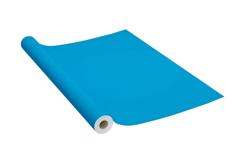 Selvklebende folie til møbler asurblå 500x90 cm PVC - Blå - Vindufolie