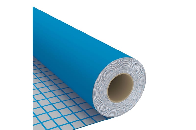 Selvklebende folie til møbler asurblå 500x90 cm PVC - Blå - Innredning - Veggdekorasjon - Dekorfolie - Vindufolie