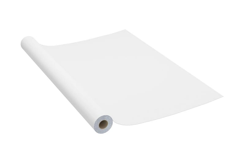 Selvklebende folie til møbler hvit 500x90 cm PVC - Hvit - Innredning - Veggdekorasjon - Dekorfolie - Vindufolie
