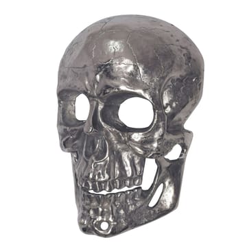 Garvik veggdekorasjon Hodeskalle i aluminium - sølv - Innredning - Dekorasjon - Pyntegjenstand - Skulptur
