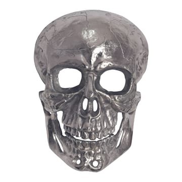 Garvik veggdekorasjon Hodeskalle i aluminium - sølv - Innredning - Dekorasjon - Pyntegjenstand - Skulptur