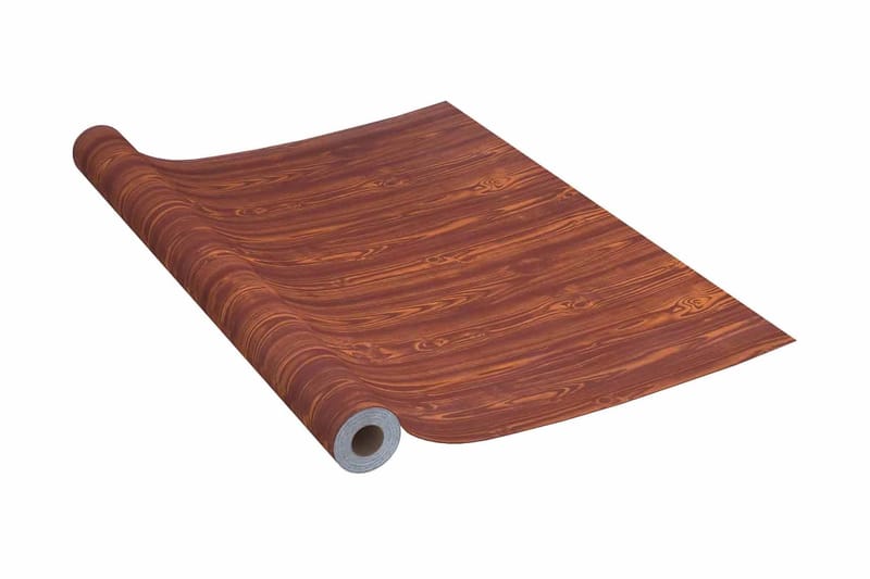 Selvklebende folie til møbler akasietre 500x90 cm PVC - Brun - Innredning - Veggdekorasjon - Dekorfolie - Flisdekor