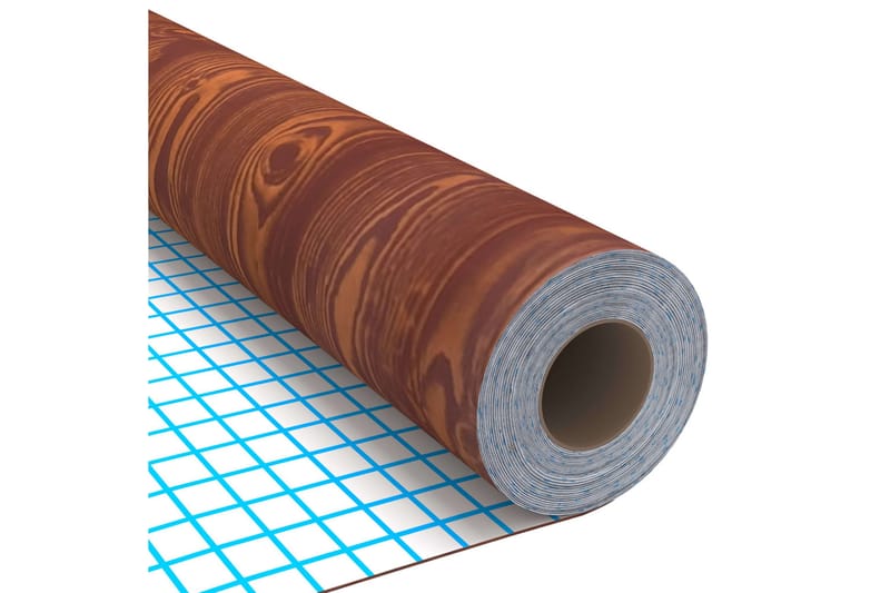 Selvklebende folie til møbler akasietre 500x90 cm PVC - Brun - Innredning - Veggdekorasjon - Dekorfolie - Flisdekor