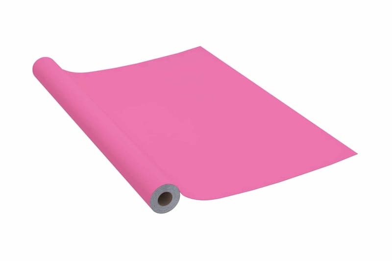 Selvklebende folie til møbler høyglans rosa 500x90 cm PVC - Rosa - Flisdekor - Dekorfolie