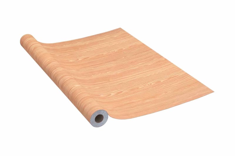 Selvklebende folie til møbler lønnetre 500x90 cm PVC - Brun - Innredning - Veggdekorasjon - Dekorfolie - Flisdekor