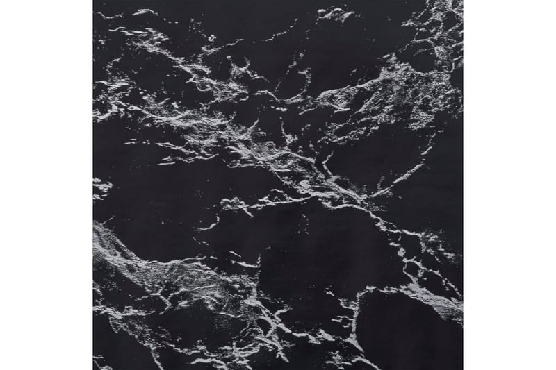 Selvklebende folie til møbler svart stein 500x90 cm PVC - Svart - Flisdekor - Dekorfolie