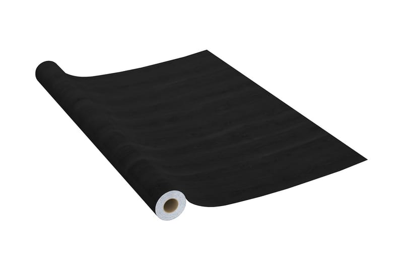 Selvklebende møbelfolier 2 stk 500x90 cm PVC mørk trefarge - Svart - Innredning - Veggdekorasjon - Dekorfolie - Flisdekor