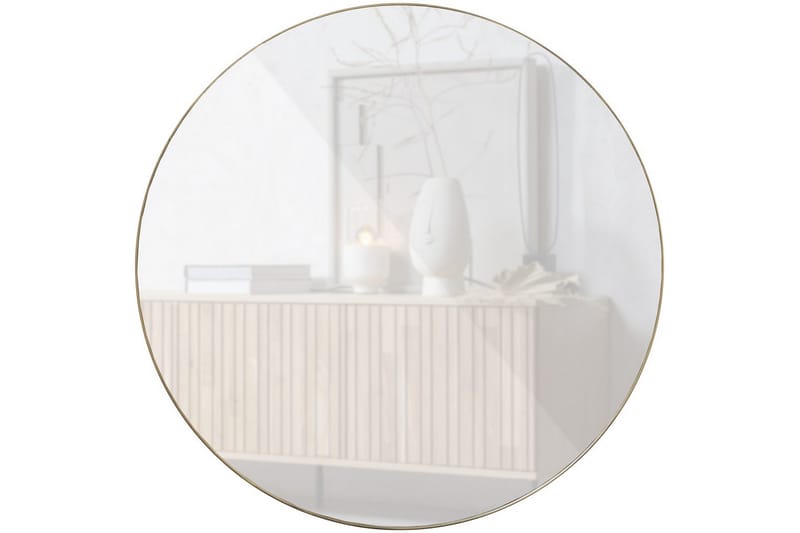 Speil Doutzen - Gull, 115 cm - Innredning - Veggdekorasjon - Dekorfolie - Flisdekor