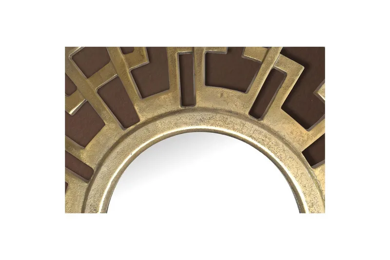 Speil Wohnling Art Deco Rund 60 cm Moderne - Innredning - Veggdekorasjon - Dekorfolie - Flisdekor