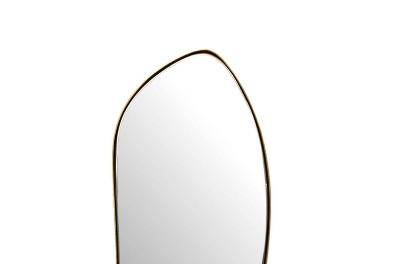 Speil Wohnling Asymmetrisk metallramme oval 90 cm - Innredning - Speil - Veggspeil