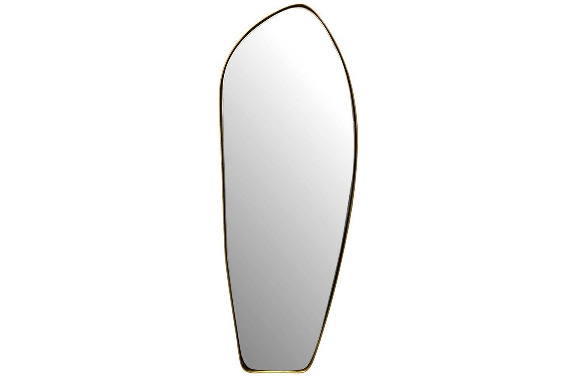 Speil Wohnling Asymmetrisk metallramme oval 90 cm -