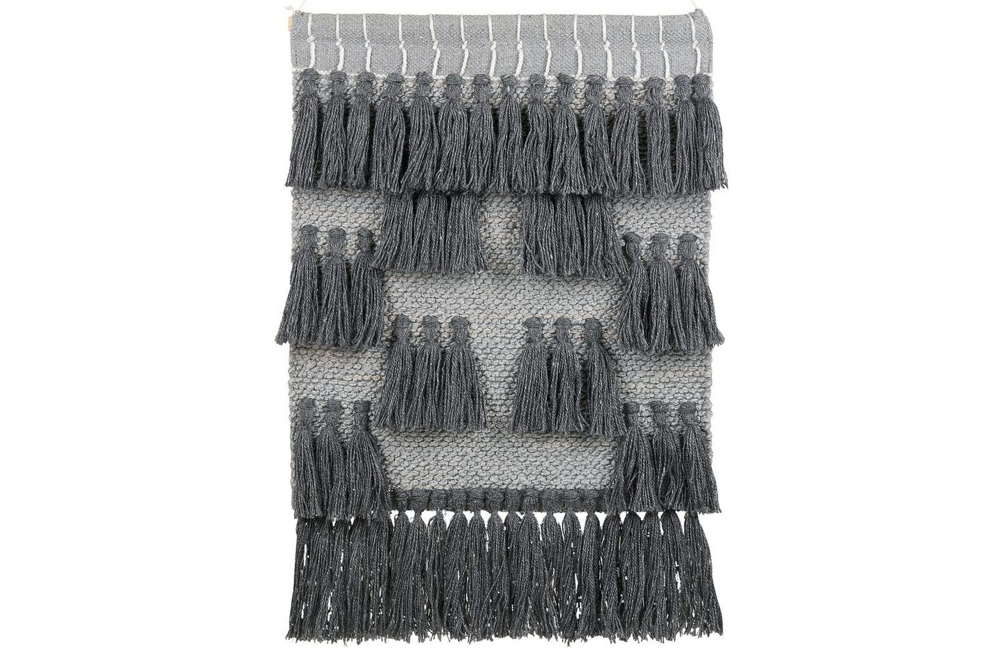 Väggdekoration i tyg Beliani Jiwa Graphite grey -