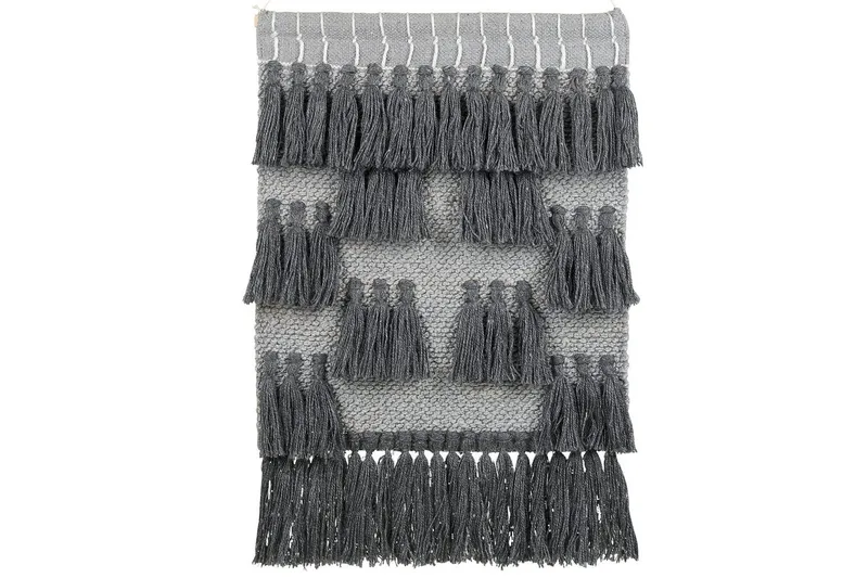 Väggdekoration i tyg Beliani Jiwa Graphite grey, undefined