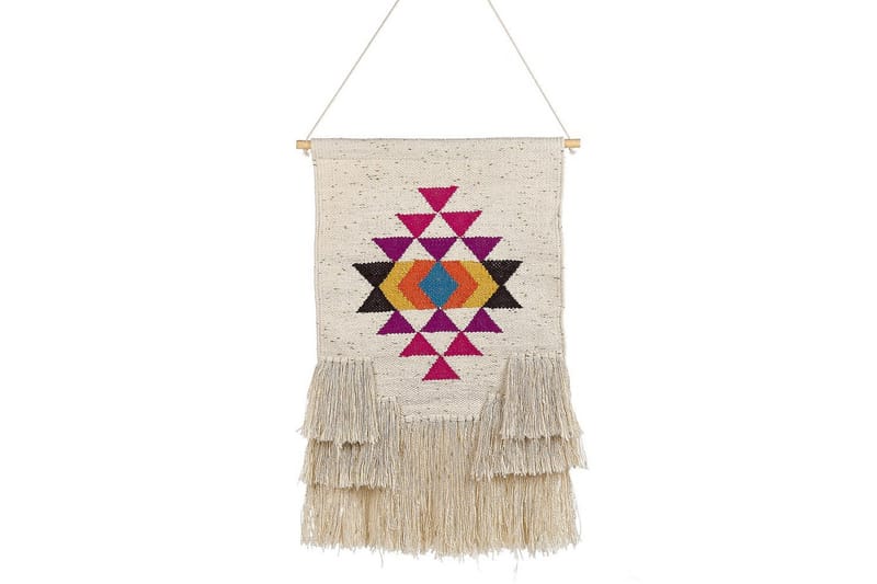 Väggdekoration i tyg Beliani Vehari Beige||Multicolored, undefined