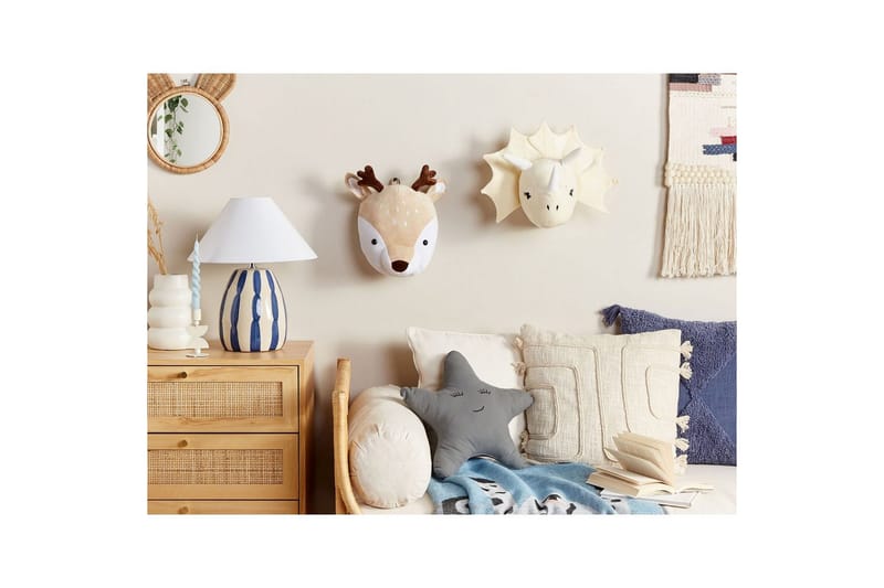 Väggdekorationer för barn Beliani Rexx Beige||White - Innredning - Innredning barnerom - Leketøy & leker