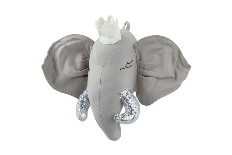 Väggdekorationer för barn Beliani Tantor Grey||Silver||White - Innredning - Innredning barnerom - Leketøy & leker