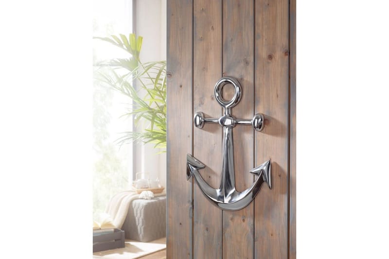 Veggdekorasjon Wohnling Anker Sjøfart Håndpolert Aluminiumstøp Moderne - Innredning - Dekorasjon