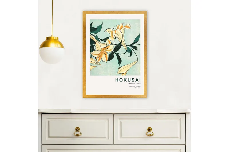 Dekorativt innrammet maleri Solmere Flerfarget - Multifarget - Innredning - Veggdekorasjon - Rammer