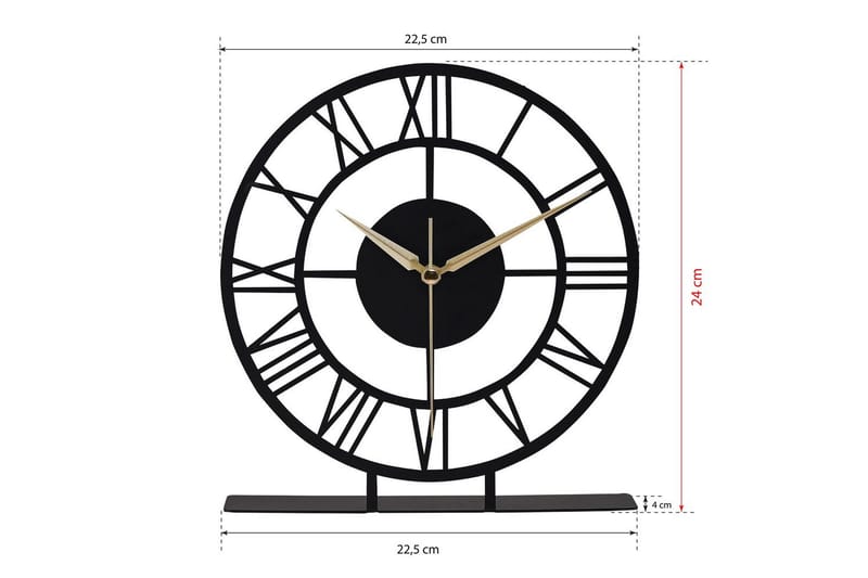 Edror Veggklokke 25 cm - Innredning - Veggdekorasjon - Veggklokke