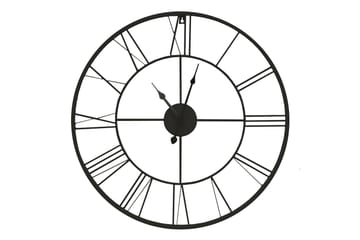 Black Klokke - 60x60 cm - Innredning - Veggdekorasjon - Veggklokke